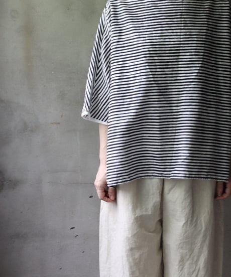 cavane キャヴァネ / Tunic half-sleeve Cotton/Linen100シャツ / ca-25080
