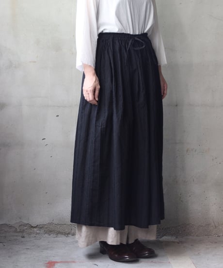 cavane キャヴァネ / Gatehered Petti Skirt Cotton100スカート/ca-25139