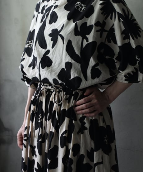 cavane キャヴァネ / Tunic half-sleeve Cotton/Linen100シャツ / ca-25080