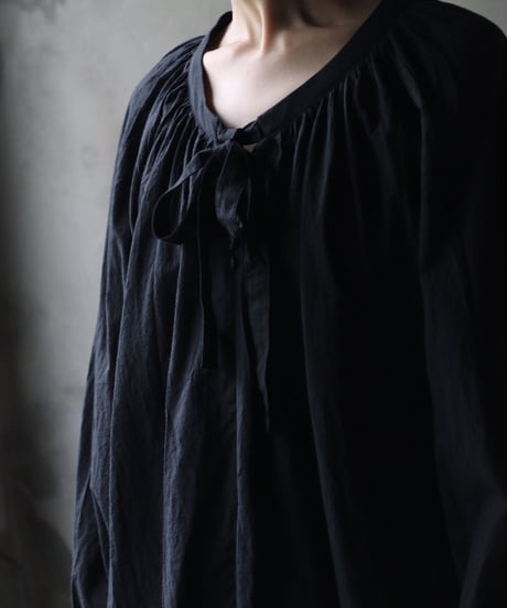 cavane キャヴァネ / Raglan puff-sleeve blouse Si/Cottonブラウス / ca-25009