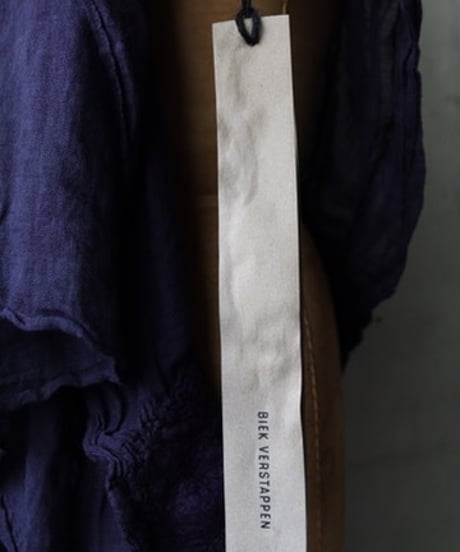 BIEK VERSTAPPEN ビーク フェルスタッペン / PURPLE FELTED LINEN SCARFスカーフ/ Bie-26000