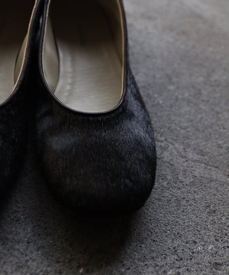 TATAROU with cavane limited shoes / Flat shoes with horse hair靴 / Tat-25001