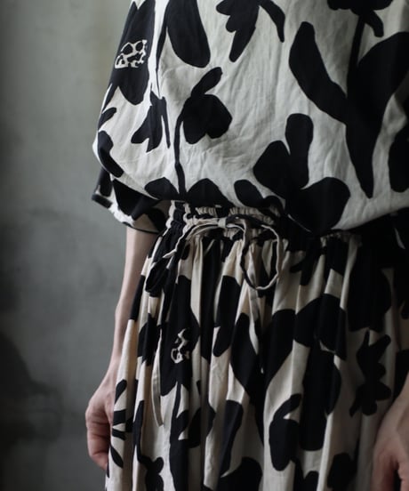 cavane キャヴァネ / Tunic half-sleeve Cotton/Linen100シャツ / ca-25080