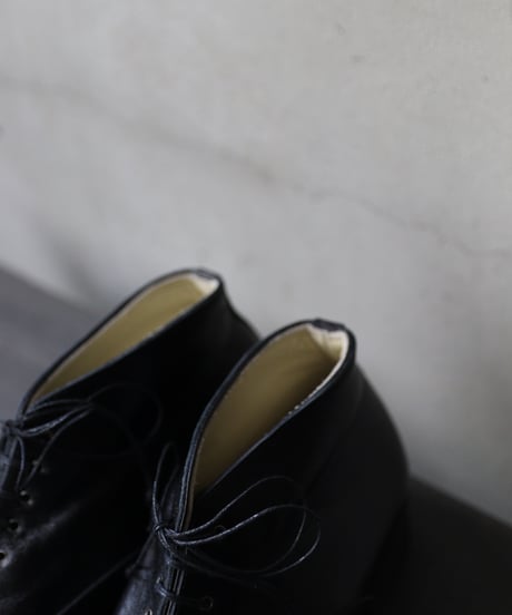 TATAROU with cavane limited shoes / Balmoral Ankle Shoes Horse leather靴 /  Tat-26002