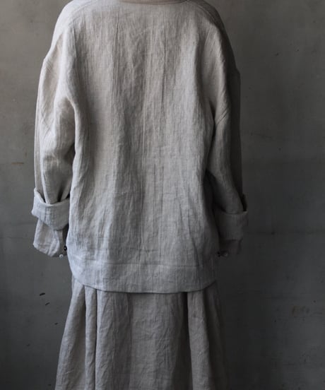 klauseクロイゼ / Belarus Linen綾織/中厚手Gown Short / kla-26008