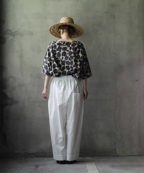cavane キャヴァネ / Wide Cotton/Linen100 TrousersⅡ パンツ/ ca-25107