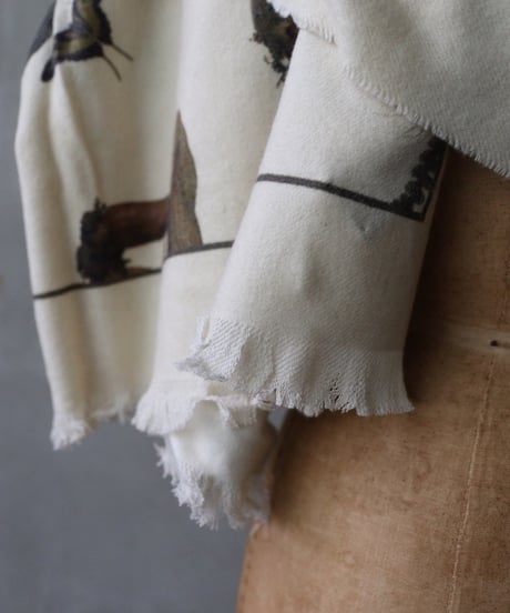 ALEKSANDR MANAMISアレクサンダーマナミ/ AUTOMN VERT SCARF - AUTOMN VERTショール/ am-25024