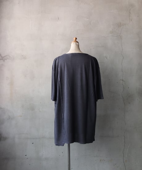 daubドーブ / SIDE PANEL OVER T-SHIRT WITH POCKET Tシャツ / da-25008