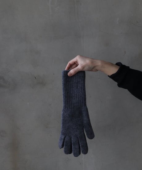 William Bruntonウィリアムブラントン / Cashmere Long Rib Cuff Gloves 手袋 / Wi-25003