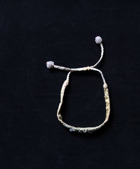 Antonia Rossi (Antomoon)/ Artisan Embroidered bracelets in vintage silkブレスレット / An-26009