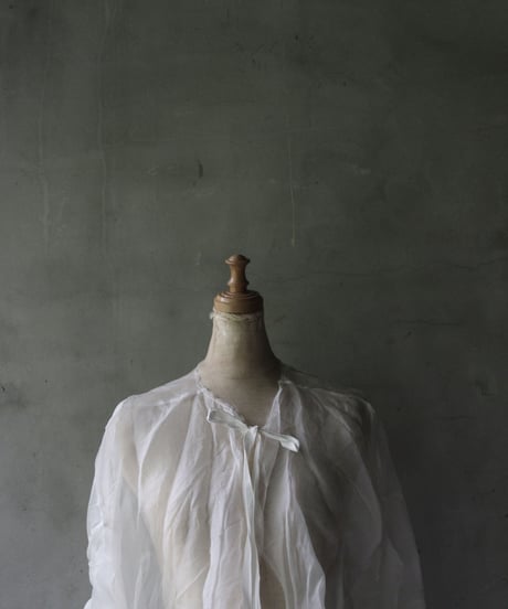 SCHA シャー/ Round Neck Open Volume Top " OE "-ORGANZA SILK- / Sc-23023 ( Art#1583)