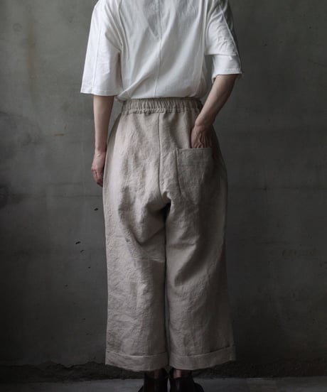 der antagonist デ アンタゴニスト / Trousers Linen100パンツ/ P20BLEC25