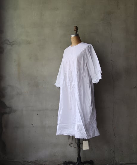SCHA シャー/ Round Neck 3/4 Sleeve Dress Short "12B-OE" / Sc-24009 (Art#1796)