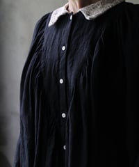 cavane キャヴァネ / Lace collar Raglan blouse Linenブラウス / ca-25023