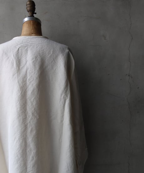 klauseクロイゼ / C.S Wide V Neck Shirt Washable Silk / kla-26020