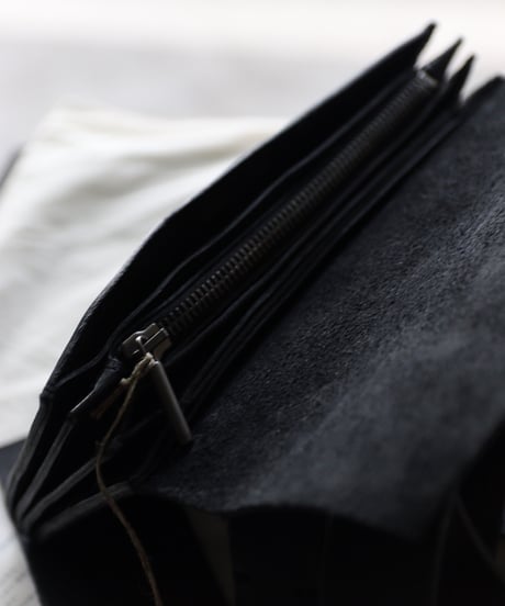 ALEKSANDR MANAMISアレクサンダーマナミ/ AM-T WALLET - BLACK革財布 /am-25029