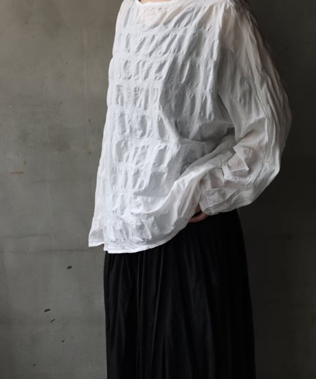 cavane キャヴァネ / Tunic long-sleeve cotton100シャツ / ca-26026