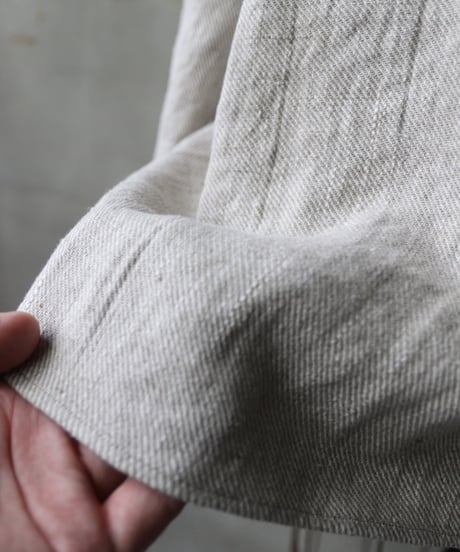 klauseクロイゼ / Belarus Linen C.S.Slit Neck Shirt / kla-25036