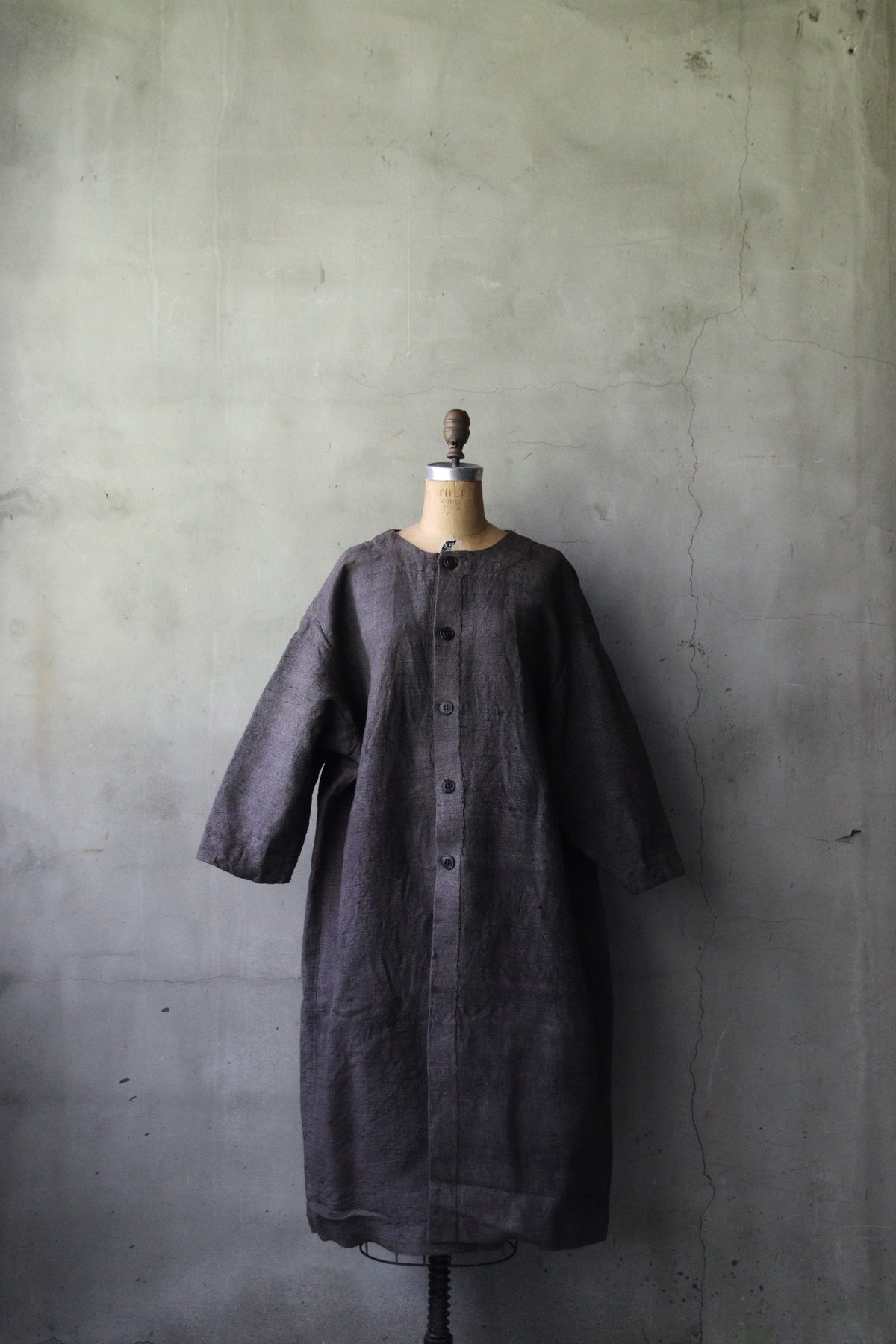BIEK VERSTAPPEN ビーク フェルスタッペン / COAT HAND WOVEN