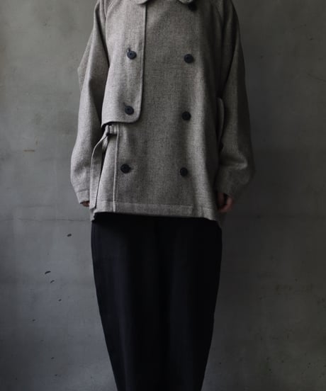 Dulcamara ドゥルカマラ / MixフラノトレンチショートCT UNISEX / dl-22042(D222-C240)