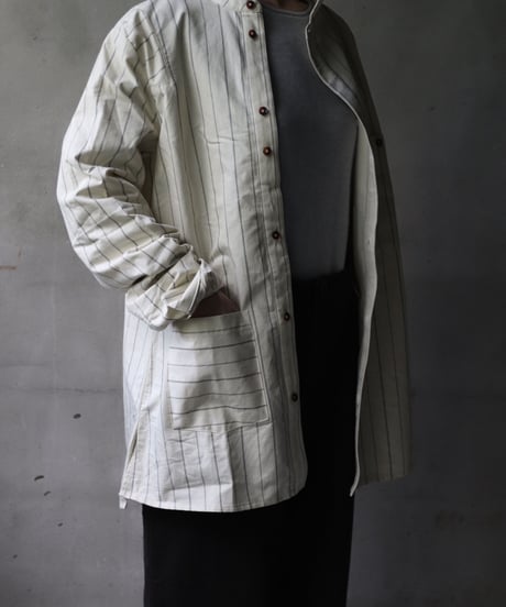 ALEKSANDR MANAMISアレクサンダーマナミ/ THREE POCKET ASYMMETRIC SHIRT JKシャツ/ am-21012