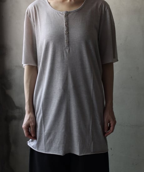 daubドーブ / HENLEY NECK T-SHIRT CENTRAL SEAM Tシャツ / da-25011