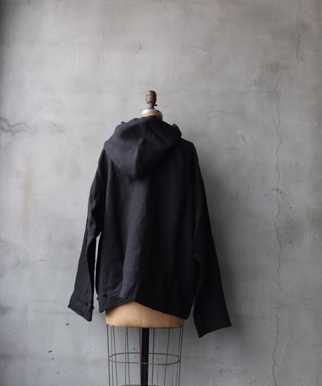 klauseクロイゼ / 天日干しTwill Linen Hoodie/ kla-26016