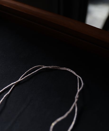 Antonia Rossi (Antomoon)/ Embroidered Square Heart Necklaceネックレス / An-25054