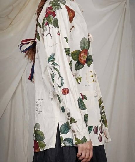 ALEKSANDR MANAMISアレクサンダーマナミ/ LES FRUITS WORKERS BOW SHIRTプルシャツ / am-26006