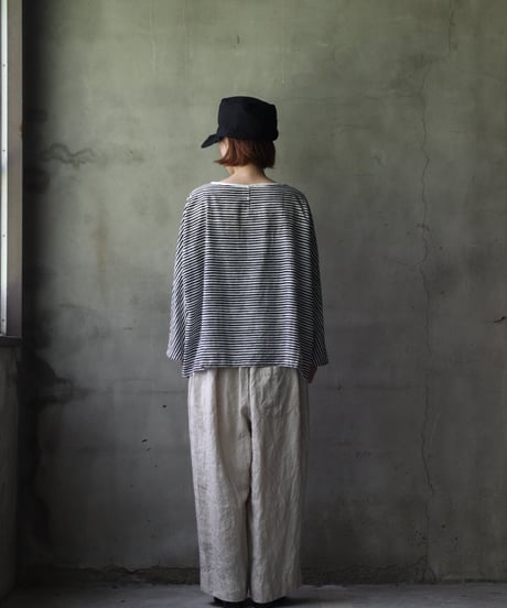 cavane キャヴァネ / Tunic long-sleeve Cotton/Linen100シャツ / ca-25121