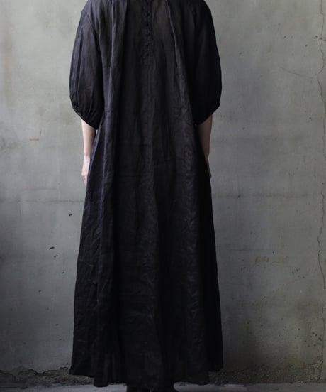 cavane キャヴァネ / Over Tuck Linen100 Dressワンピース / ca-25102