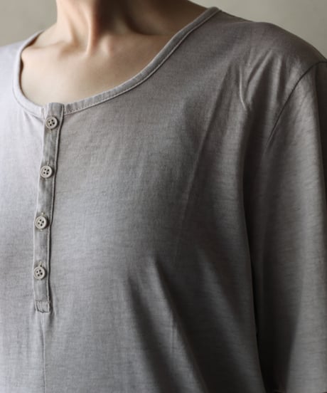 daubドーブ / HENLEY NECK T-SHIRT CENTRAL SEAM Tシャツ / da-25011