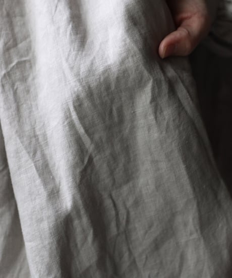 cavane キャヴァネ / Balloon sleeve dress linen100ワンピース / ca-25058
