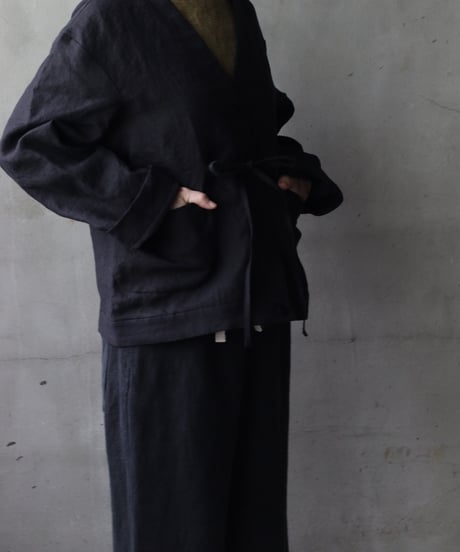 der antagonist デ アンタゴニスト / Potter Jacket linen100ジャケット/ J76BLSC26