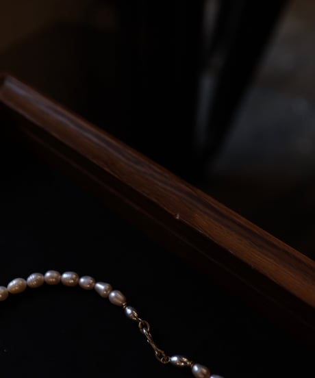 Atelier Inscrire アトリエ インスクリール / COSTUME JEWELLERY SHUNGITE NECKLACEネックレス / At-25025