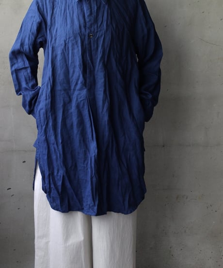 cavane キャヴァネ / Chemise Maison With Col Linenプルオーバーシャツ / ca-25053