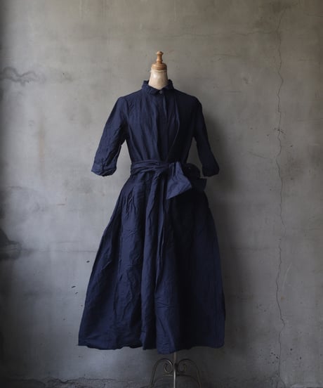 BERFABEL バーグファベル 半袖 ワンピース ネイビー サイズ40 Bergfabel バーグファベル / lena dressワンピース/ BFWSK51/K9