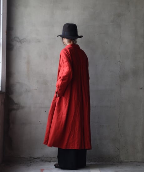 cavane キャヴァネ / Over-Dress Coat linen100ドレスコート / ca-25163