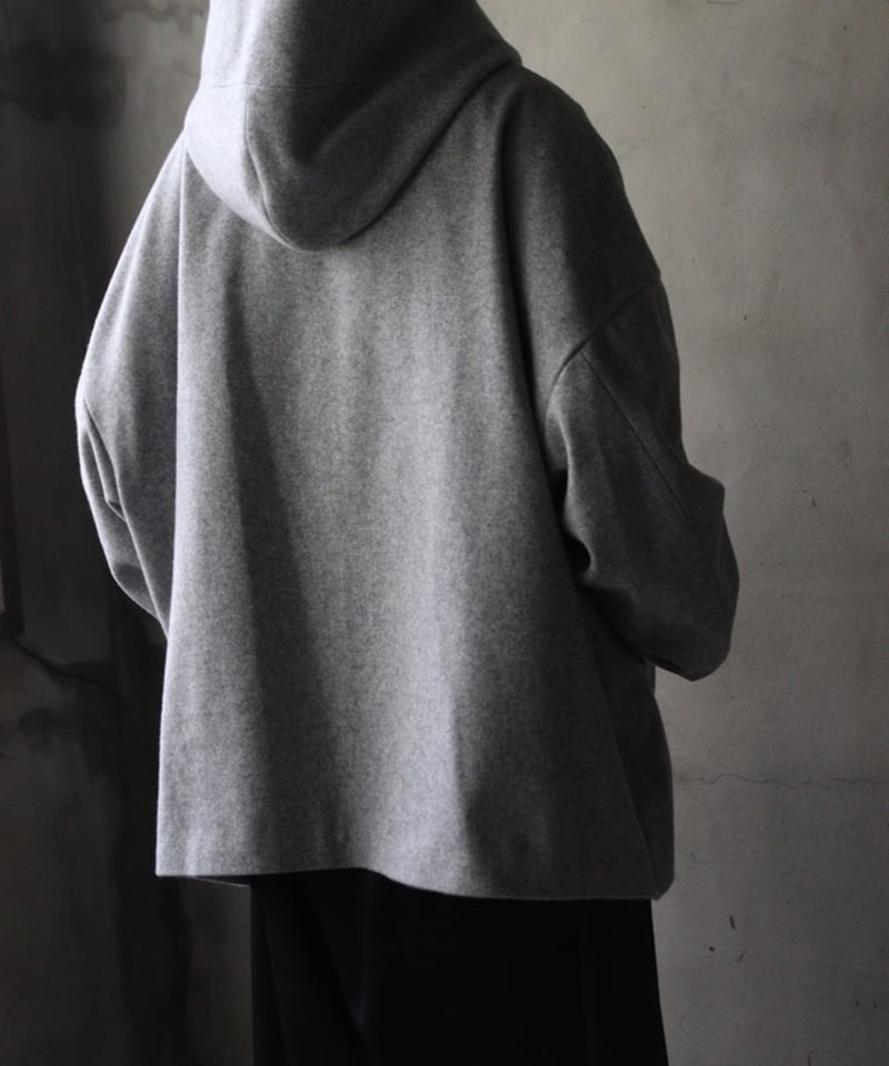 Dulcamara ドゥルカマラ メルトンダッフルショートCT 黒 ユニセックス Dulcamara ドゥルカマラ メルトンダッフルショートCT 黒 ユニセックス