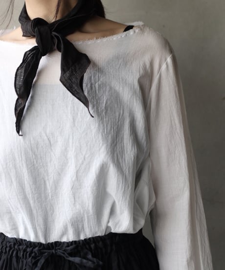 cavane キャヴァネ / Scarf limited linen100スカーフ / ca-26037