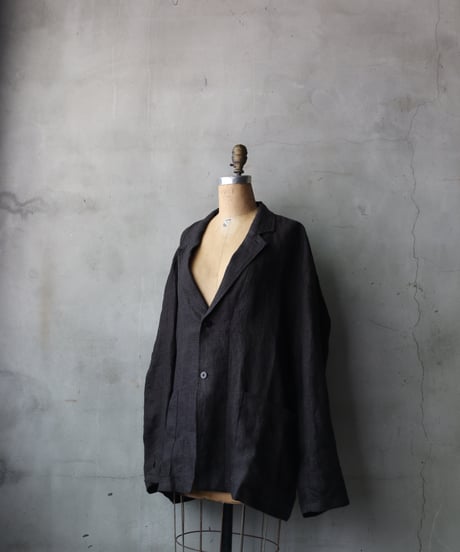 klauseクロイゼ / French Linen Glen Check Tailored Jacketジャケット/ kla-26033