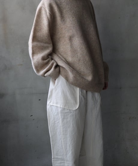 Euro select ユーロセレクト / cram-oxford crew neck knit pullニット/ cra-25001