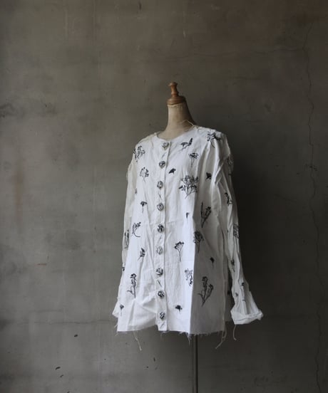 Cavalier Meiko Takahashi / Collarless garden shirt #39/ Me-23007