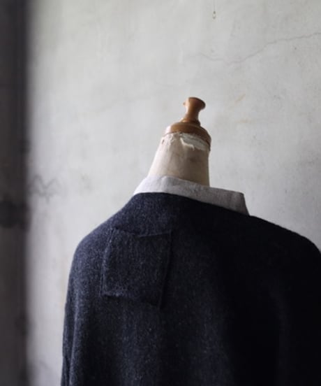 KLASICA クラシカ / Cleric 2tone Cardigan " BLACK DOG BOLD "カーディガン / kl-25029