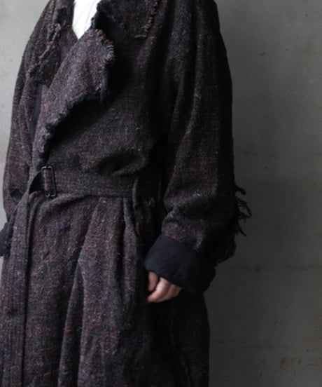 KLASICA クラシカ / Cut off Hem Blend Gown Coat" HM-C " / kl-25032