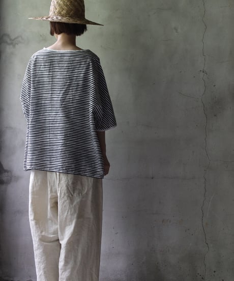 cavane キャヴァネ / Tunic half-sleeve Cotton/Linen100シャツ / ca-25080