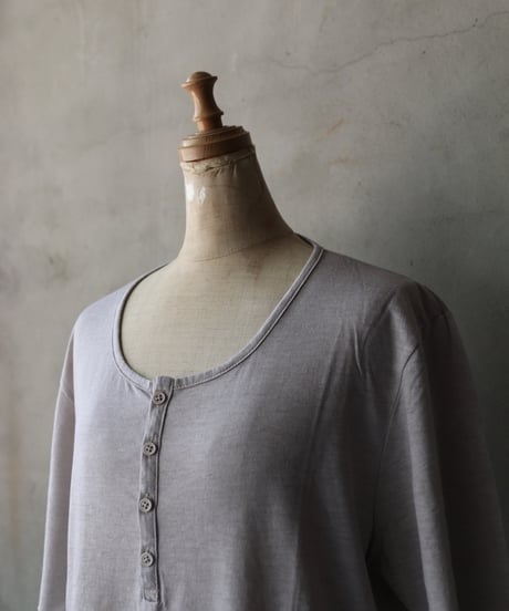daubドーブ / HENLEY NECK T-SHIRT CENTRAL SEAM Tシャツ / da-25011