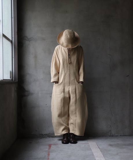 NATIVE VILLAGE/ layer gauzeオールインワン  / na-21003