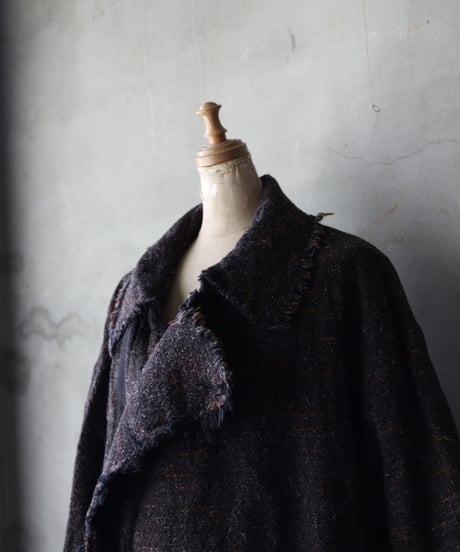 KLASICA クラシカ / Cut off Hem Blend Gown Coat" HM-C " / kl-25032A