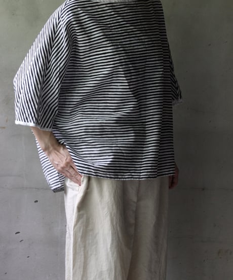 cavane キャヴァネ / Tunic half-sleeve Cotton/Linen100シャツ / ca-25080